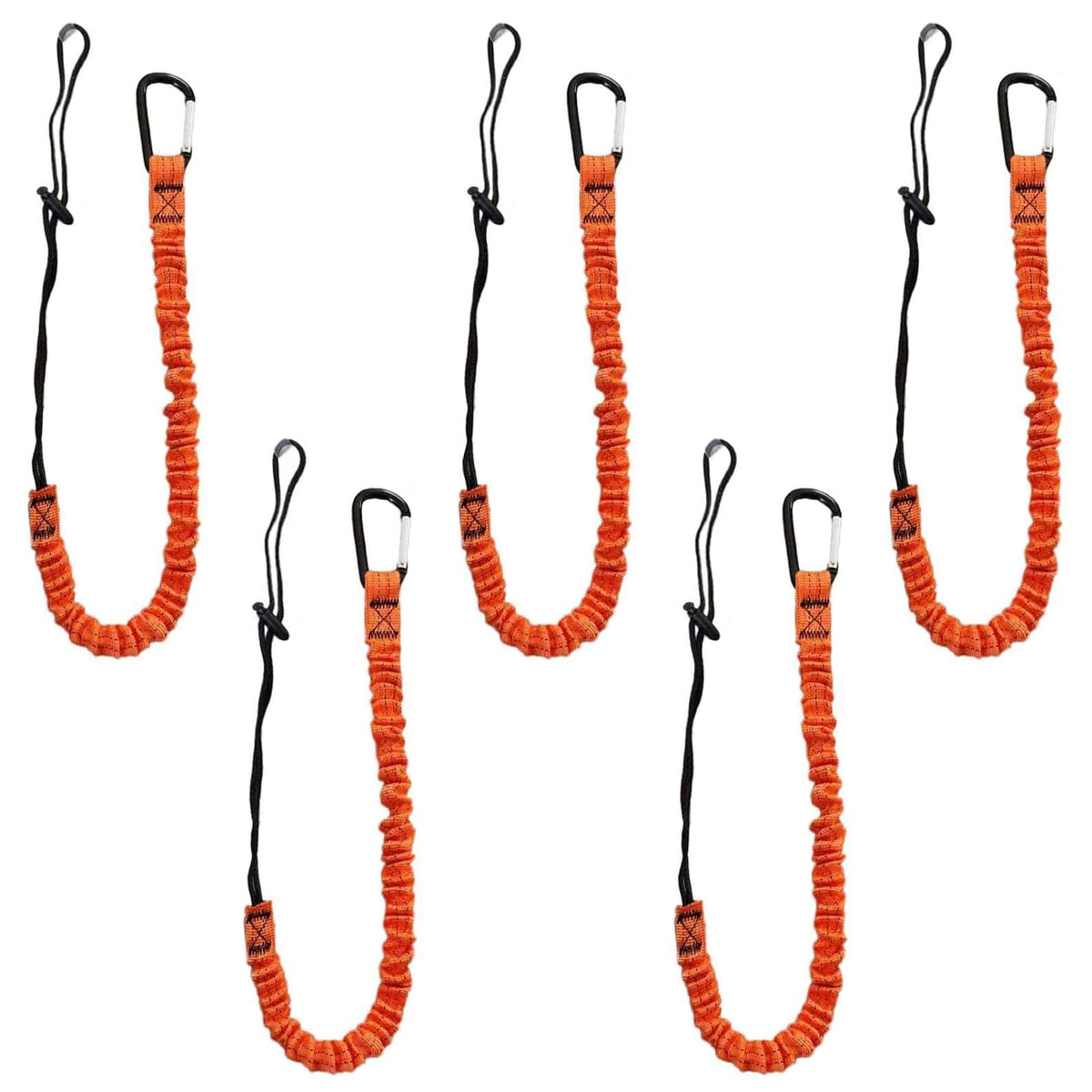 Tool Lanyard with Buckle Strap 5Pcs, 31.5 "-43.3" Extendable Length Tool Tether Lanyard with Carabiner and Adjustable