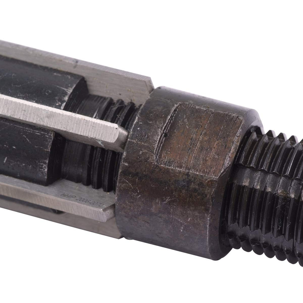 HHIP 2006-0085 15/16-1-1/16" High Speed Steel Adjustable Blade Reamer, 6 Blades, 9" OAL, Size H