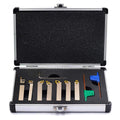 OSCARBIDE 1/4"Shank Nickel Plated Indexable Lathe Tool Holder Set 7 pcs