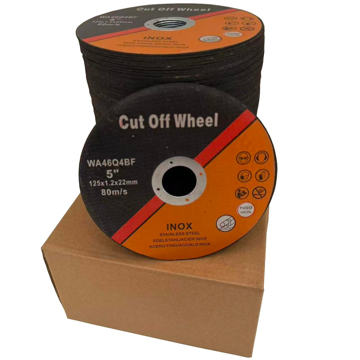100 PCS 5 Inch Cut Off Wheel,5 in Cutting Wheel, 5" x.047 x7/8" Cutting Disc for Angle Grinder