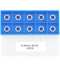 CDBP 8.9mm Ci5 Round Carbide Inserts for Woodturning Hollower Tools, 10pcs