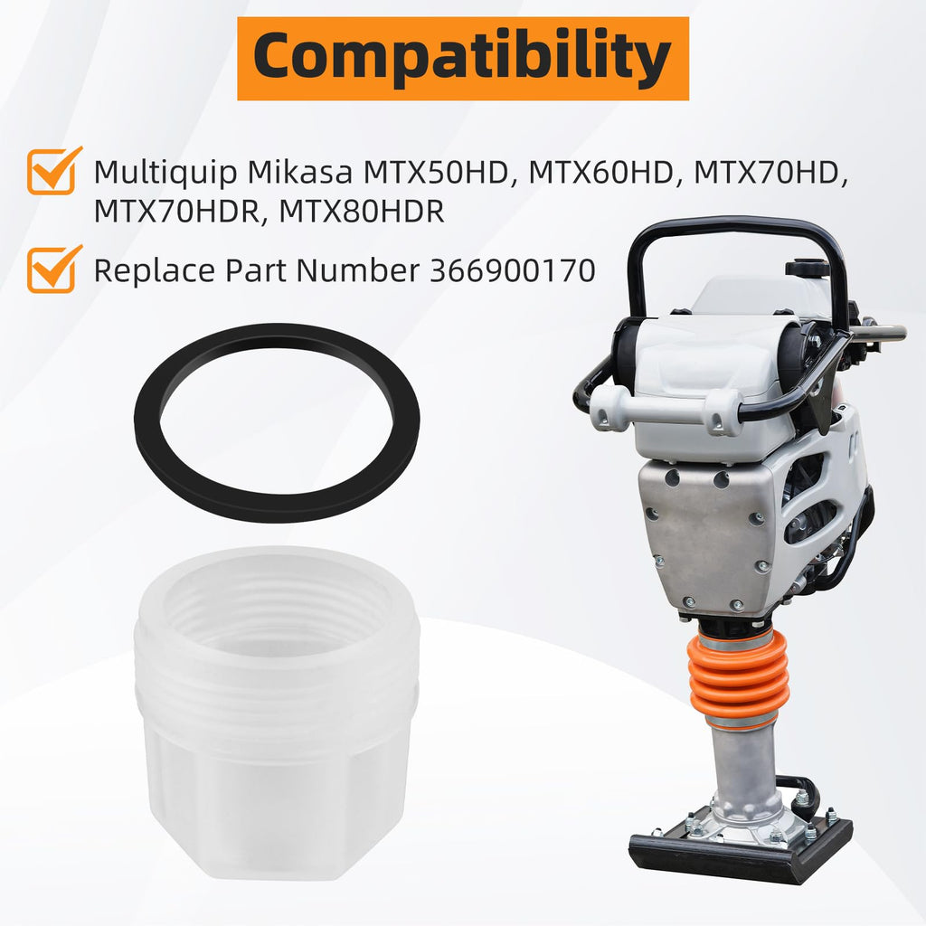 366900170 Cup and Packing Set Replacement for Multiquip Mikasa Rammer