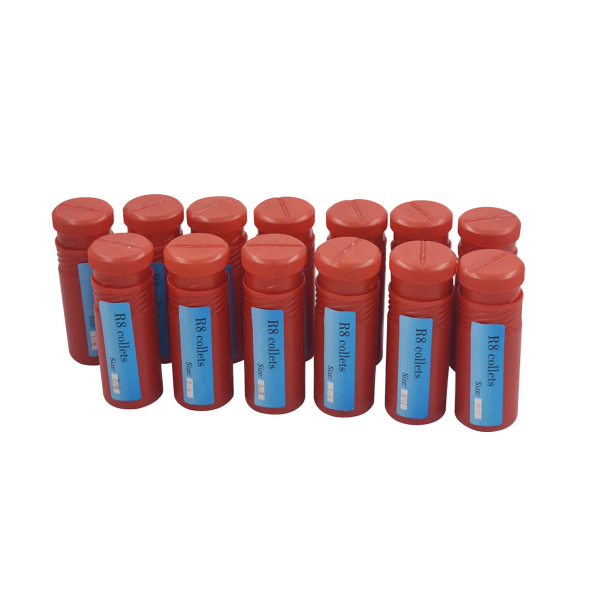 waltyotur R8 Collet Set 1/8-7/8 Inch 0.0006 TIR 13 Pack