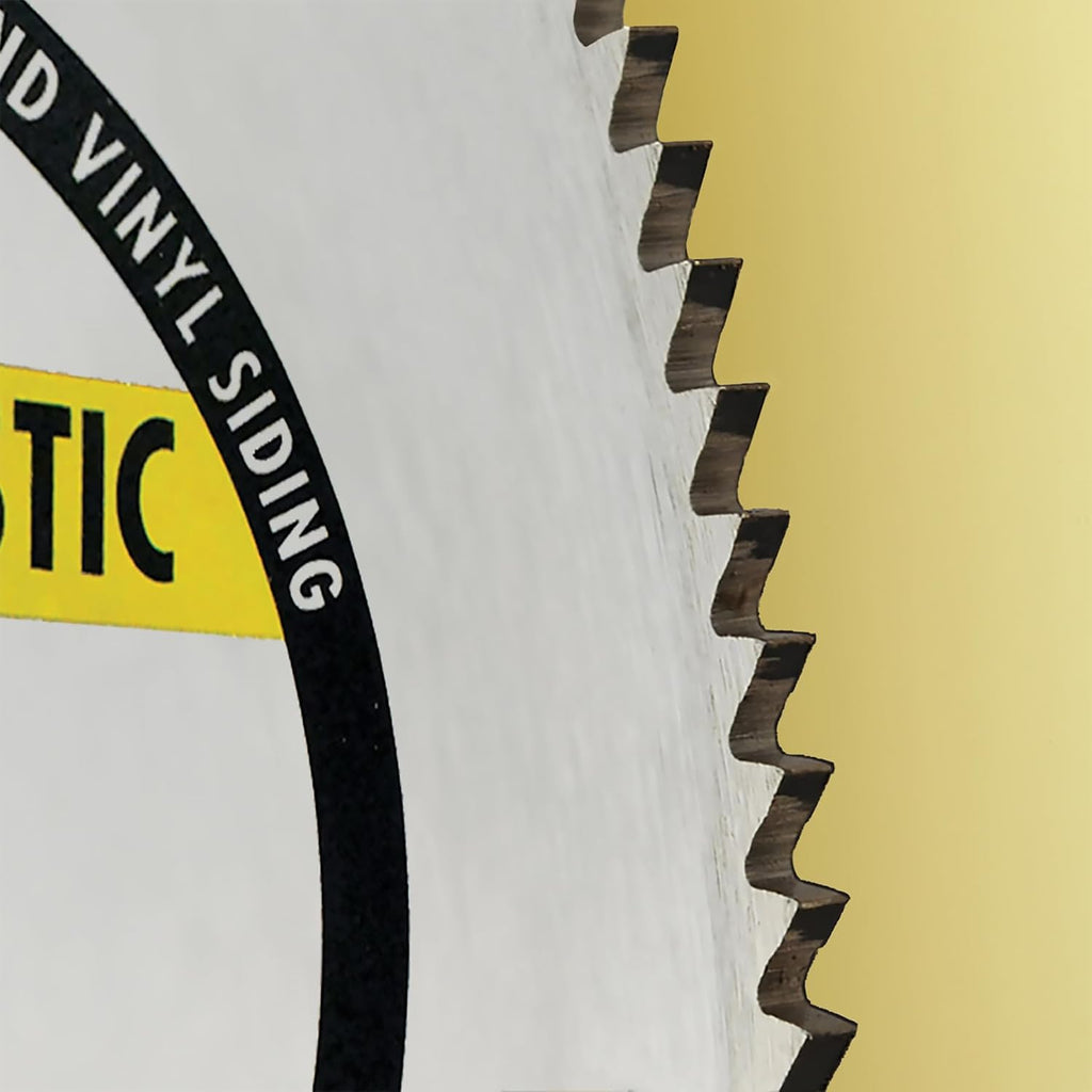 IVY Classic 35050 Swift Cut 7-1/4"128 Tooth Aluminum & Plastic Cutting Circular Saw Blade with 5/8" Diamond Knockout Arbor, 1/Card