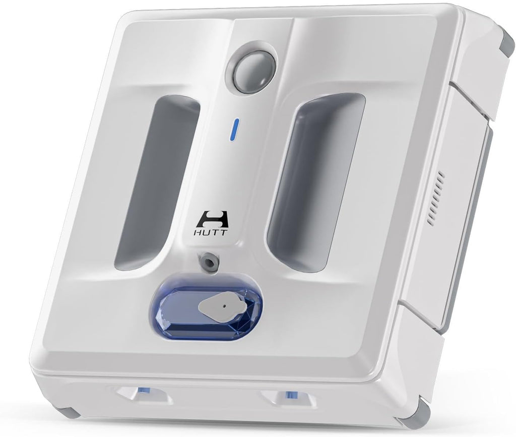 A1 Auto Window Cleaning Robot, Upgraded 4 Water Spray & 6000PA High Suction Power Window Cleaner with Laser Sensor