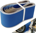 4 x 36 Inch Sanding Belts, 10 Pcs Assorted Grits (40/60/80/120/240), Zirconia Sanding Belts for Metal Polishing, Woodworking, Derusting