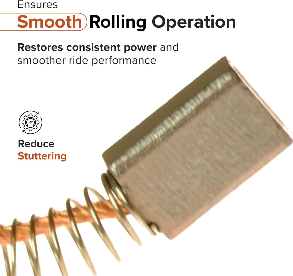 Replacement Motor Brush Set for Merits, Jazzy, Jet & Pride Scooters and Power Chairs (Set of 2)