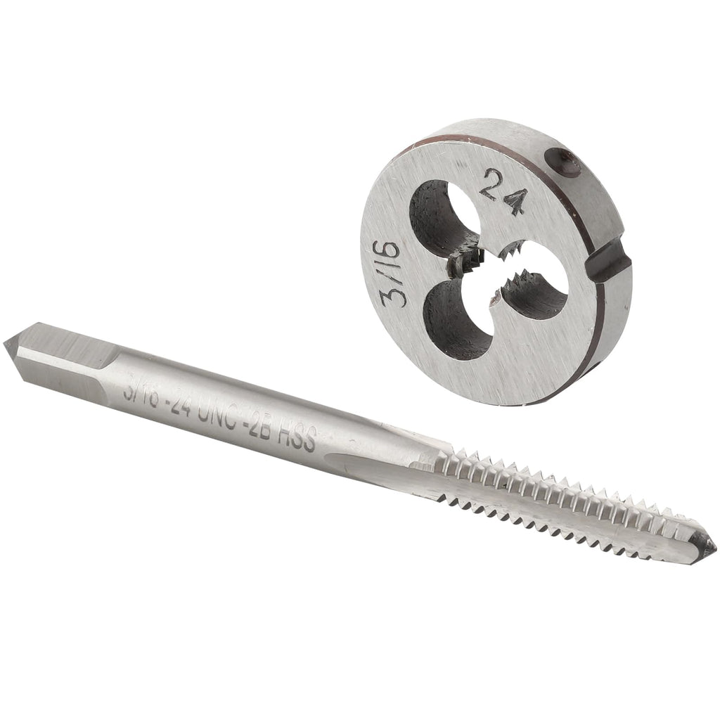 Burkit 3/16"-24 UN Tap and Die Set Right Hand