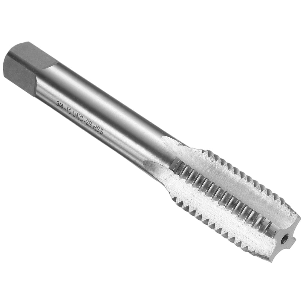 uxcell Hand Bottom Tap 3/4-10 UNS 2B Thread Bottoming Style Threading Tap