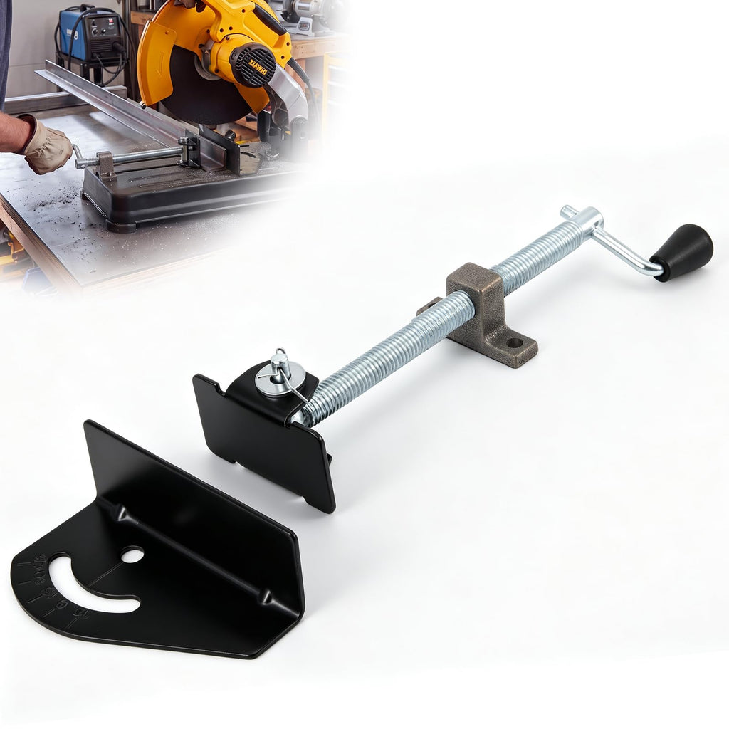 Chop Saw Vise Clamp Replacement for 14-inch Cut-off Saws, Manual Release