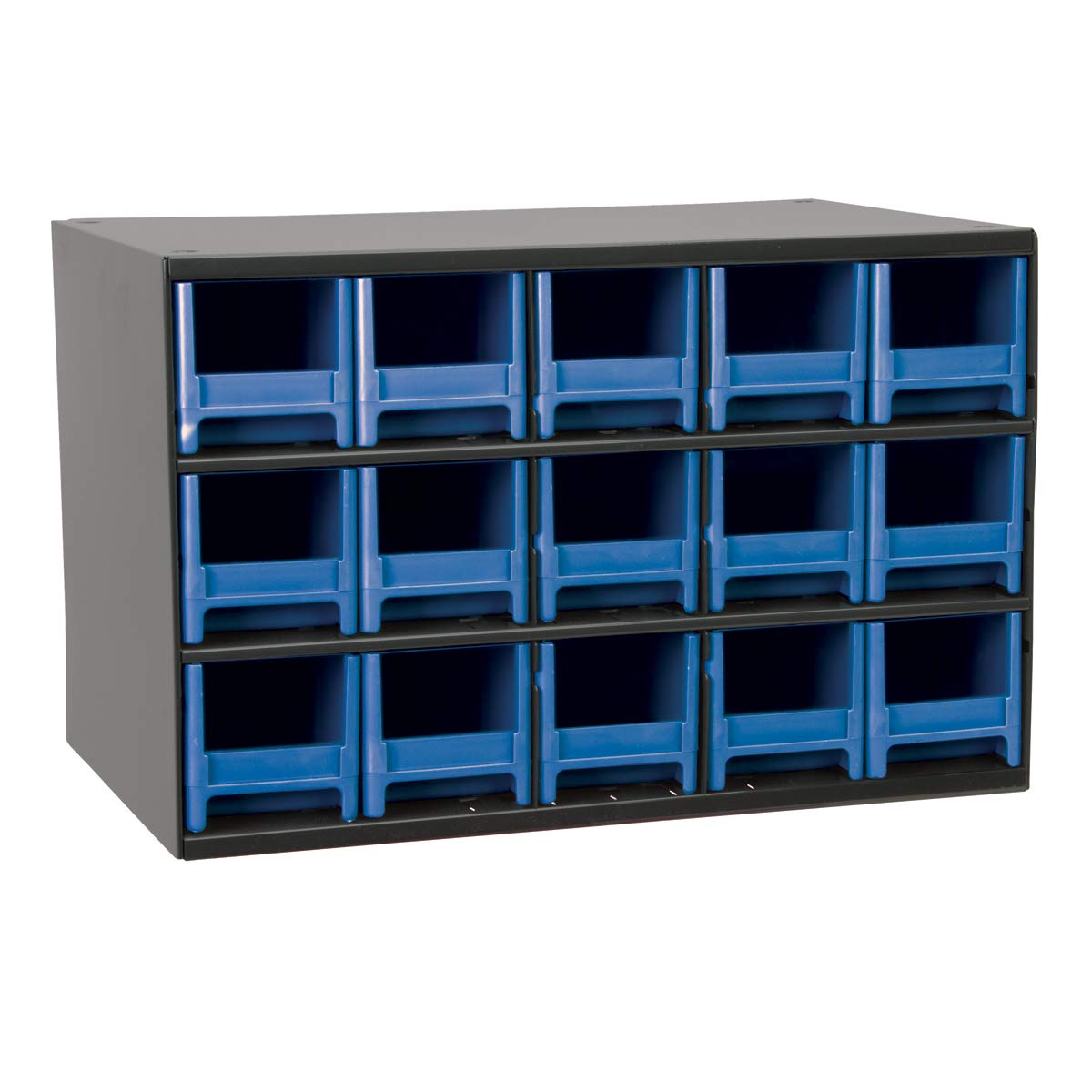 Steel Garage Storage Cabinet, Small Parts Organizer Metal Cabinet for Hardware, Nails, Screws, Bolts, Nuts, and More
