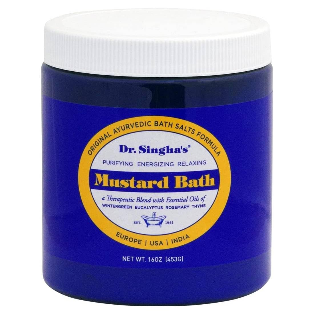 Mustard Bath Soak – Warming & Purifying 16 Oz