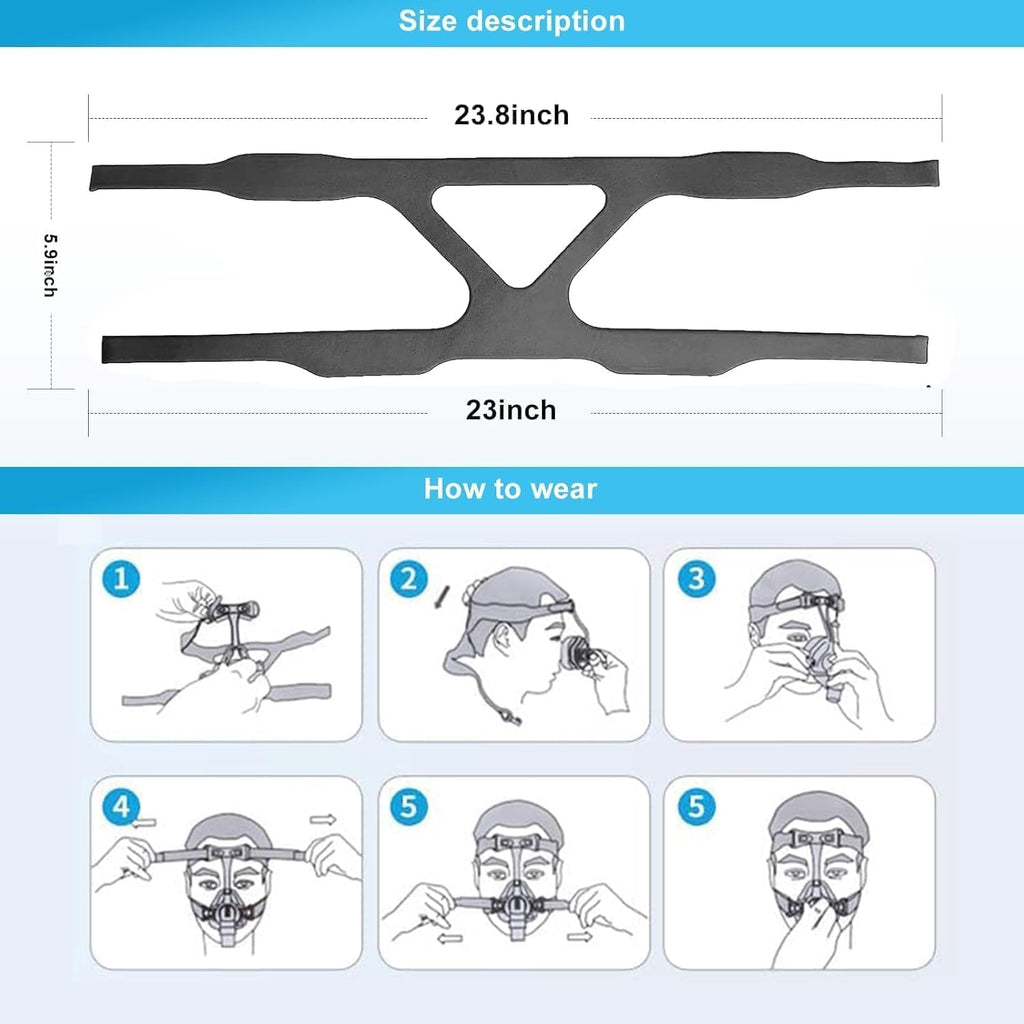 CPAP Mask Headgear Straps for CPAP Headgear Universal