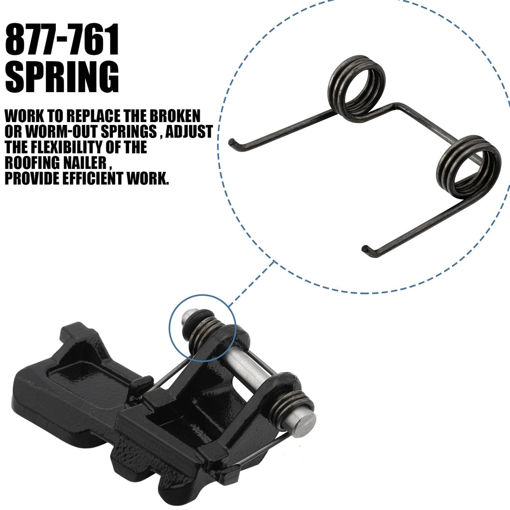 Hicarer 40 Pcs 877-761 Nailer Feeder Springs for Coil Roofing Nailer