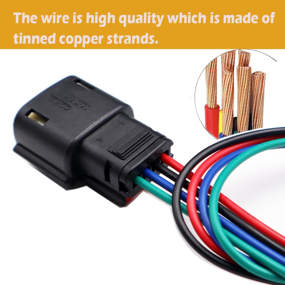 HID Halogen Headlight Connector Compatible with 2013+ Escape Taurus F150