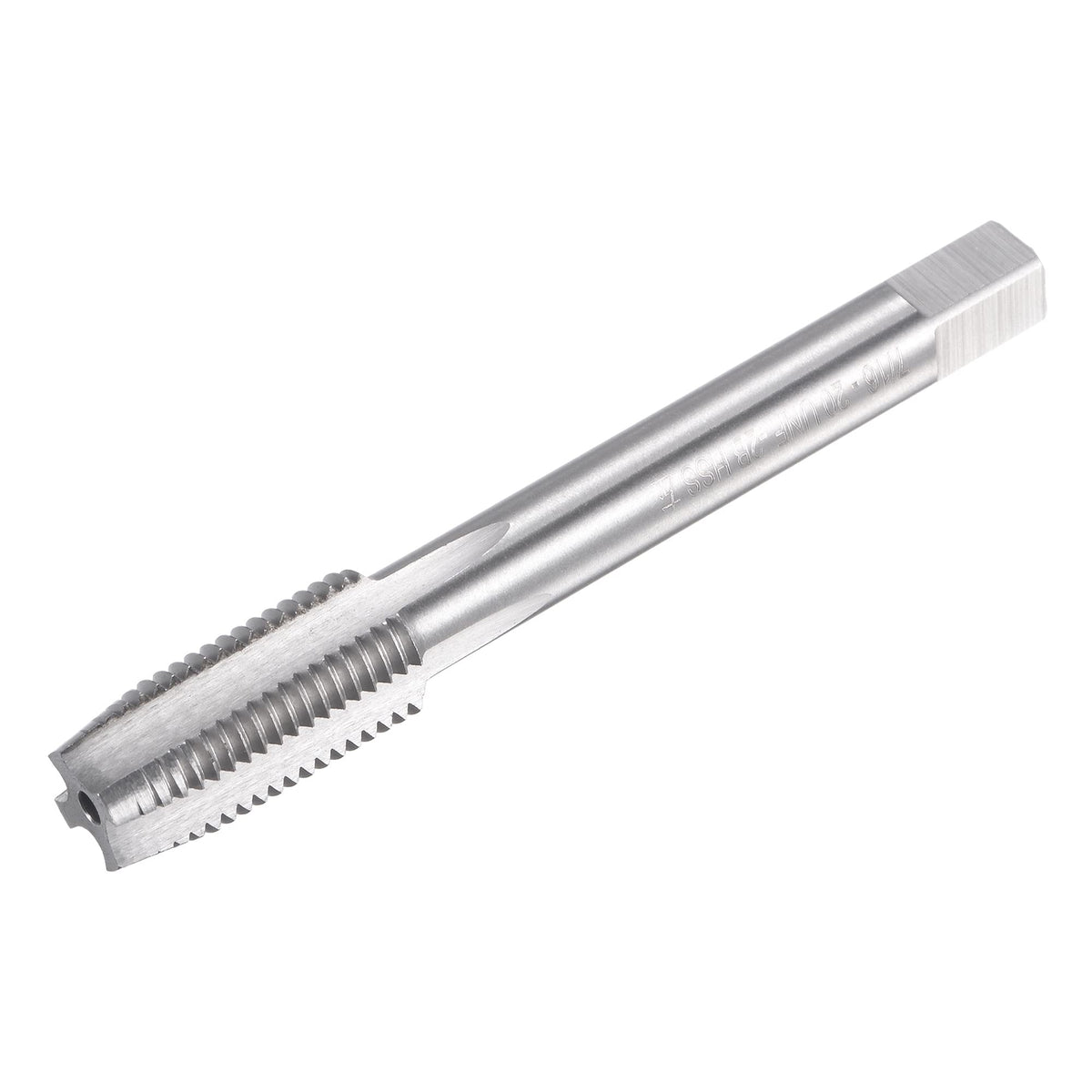 uxcell Thread Milling Threading Tap 7/16"-20 UNF, Left Hand Machine HSS (High Speed Steel) 6542 Uncoated 4 Straight Flutes 2B Tolerance Grade