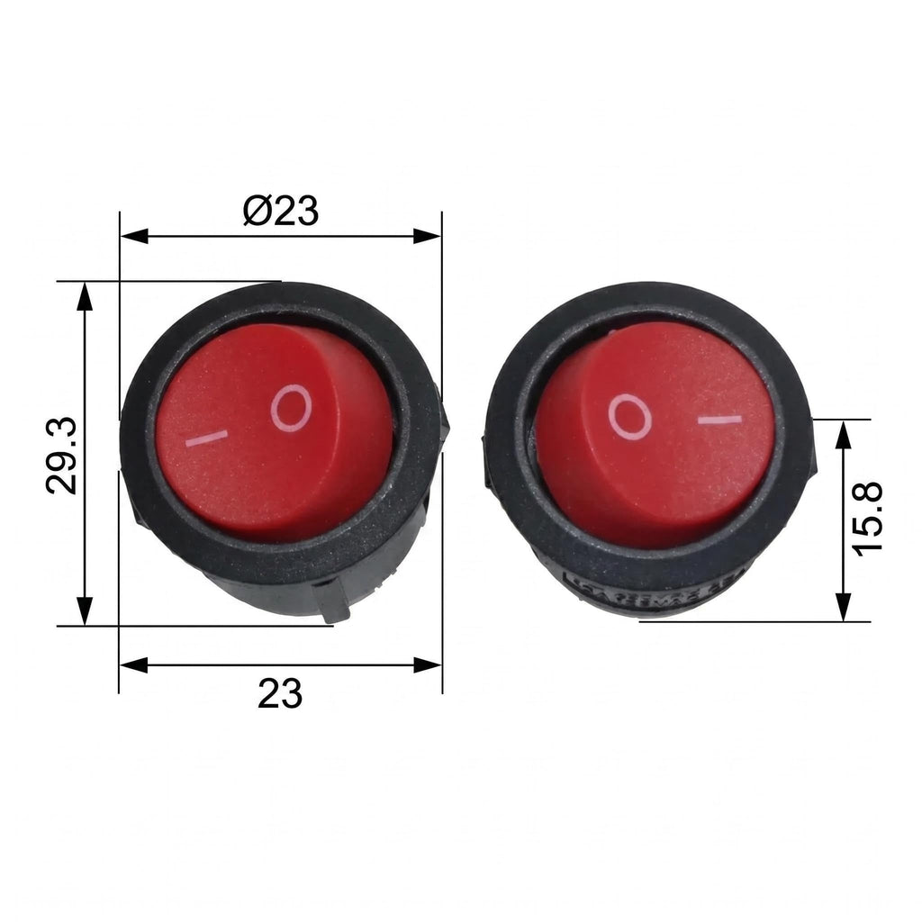 2031268 Power Switch for Hoover WindTunnel 2 Vacuum Cleaners; Replaces Models 203-1268, 210-7201, 2107201, etc. (Pack of 2)