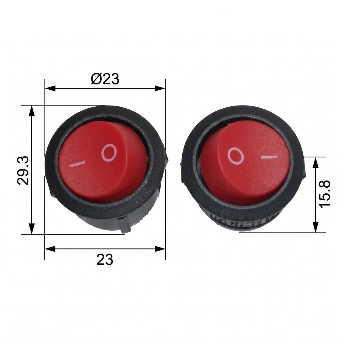 2031268 Power Switch for Hoover WindTunnel 2 Vacuum Cleaners; Replaces Models 203-1268, 210-7201, 2107201, etc. (Pack of 2)