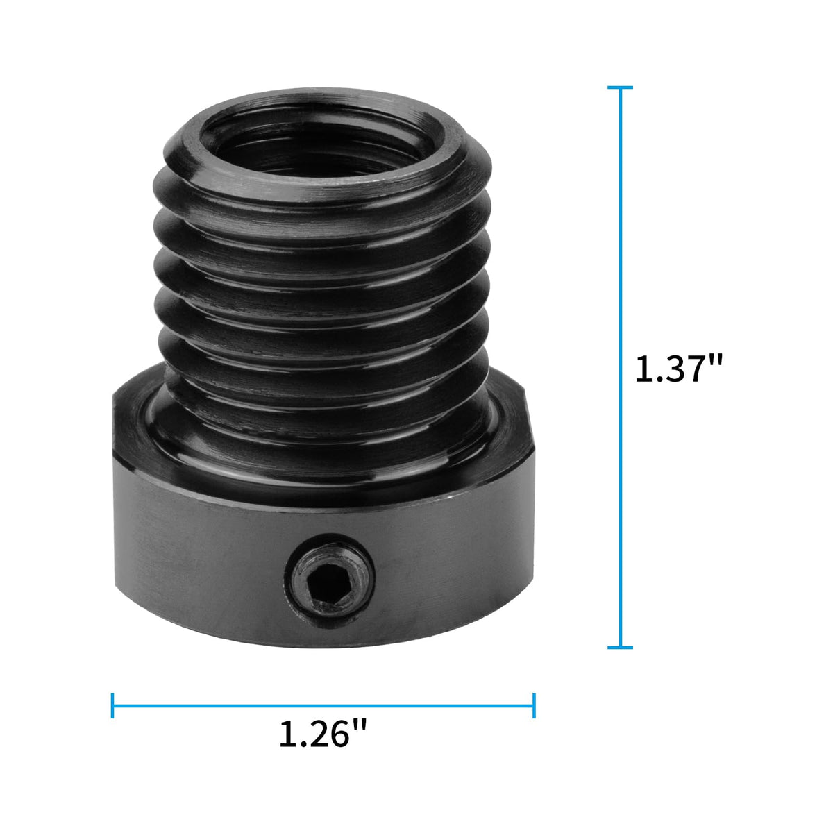 DEEFIINE Lathe Headstock Spindle Adapter Convert 3/4''×16TPI to 1''×8TPI﻿