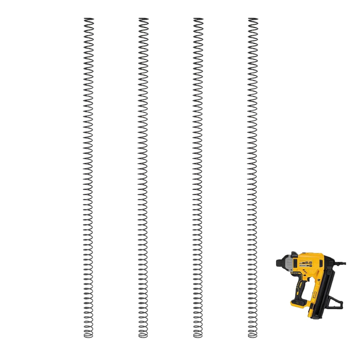 4 pcs Nailer Springs N233943 N386480 Replacement for DEWALT Reset Spring