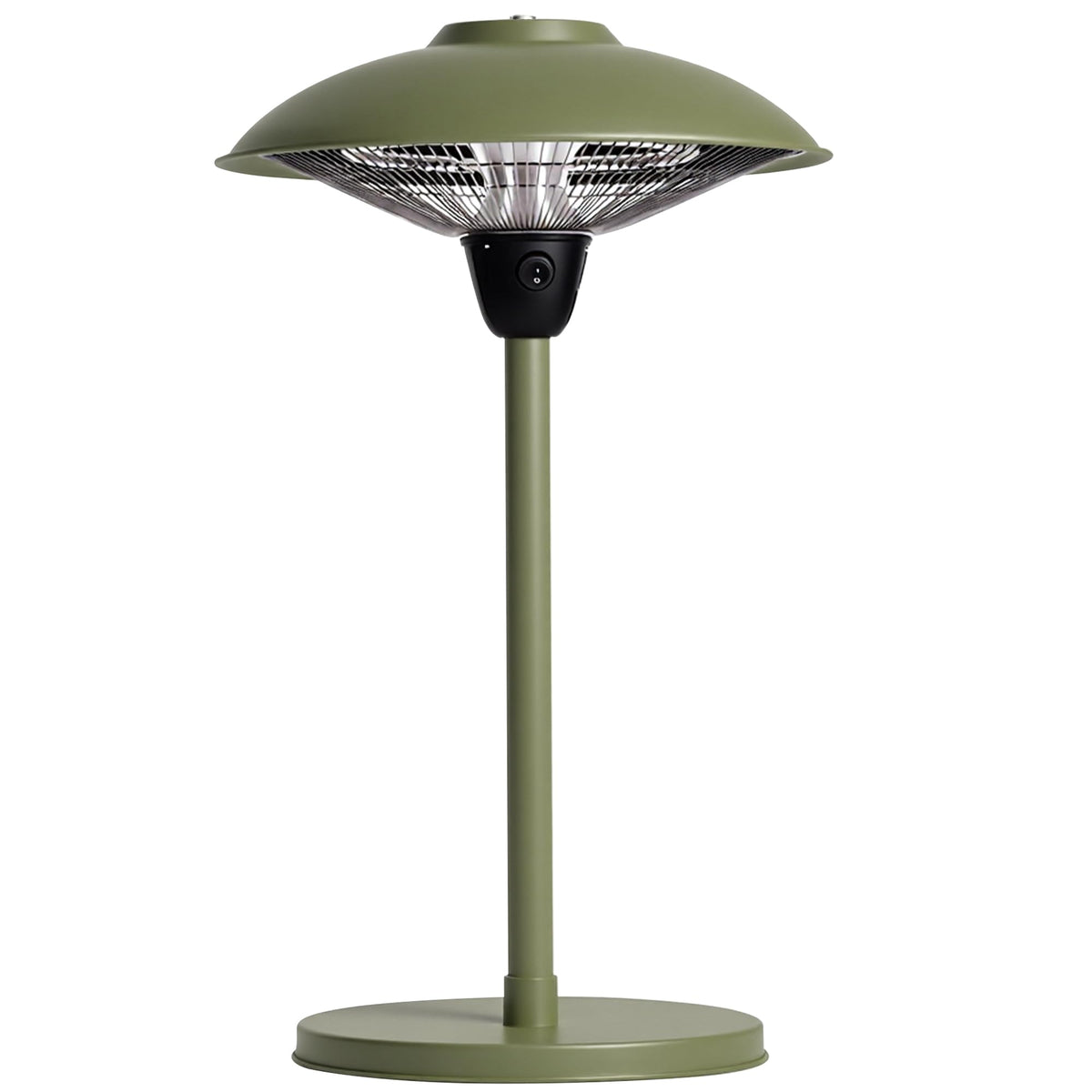 Electric Infrared Patio Heater, Indoor & Outdoor 1500W Electric Tabletop Heater with IP55 Waterproof, Tip-Over