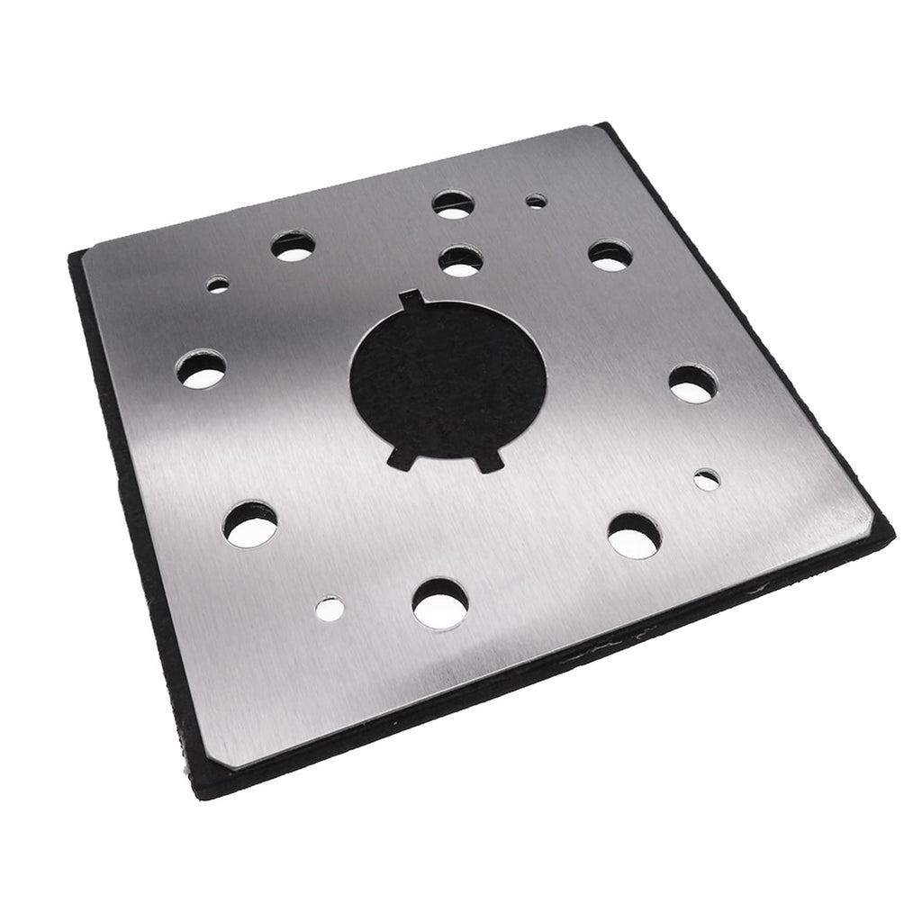 Sander Replacement Pad, 1/4 Sheet, 8 Hole Stick on Square Sanding Pad Replaces Dewalt 151280-00, 151284-00SV, Fits Black & Decker, Dewalt and Porter Cable Sanders