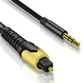 192KHz DAC Optical to 3.5mm Converter,Optical Audio Cable to AUX Cable Adapter,Digital to Analog Audio Converter for