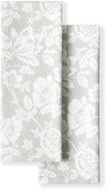 Dual Purpose Kitchen Towel 2-Pack Set, Floral Vine, 16"x28"