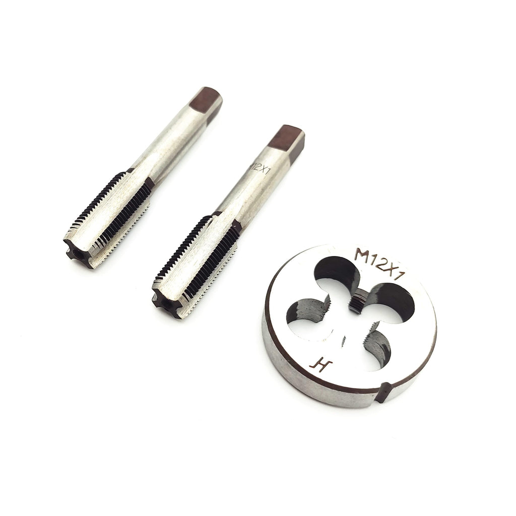 AtticZone M12 x 1.0 Metric Hand Thread Tap and Die Set, Right Hand
