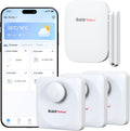 WiFi Water Leak Detector, Hub & Water Leak Sensor 3 Pack, Wireless Siren Alarm & Email & APP Push Notification
