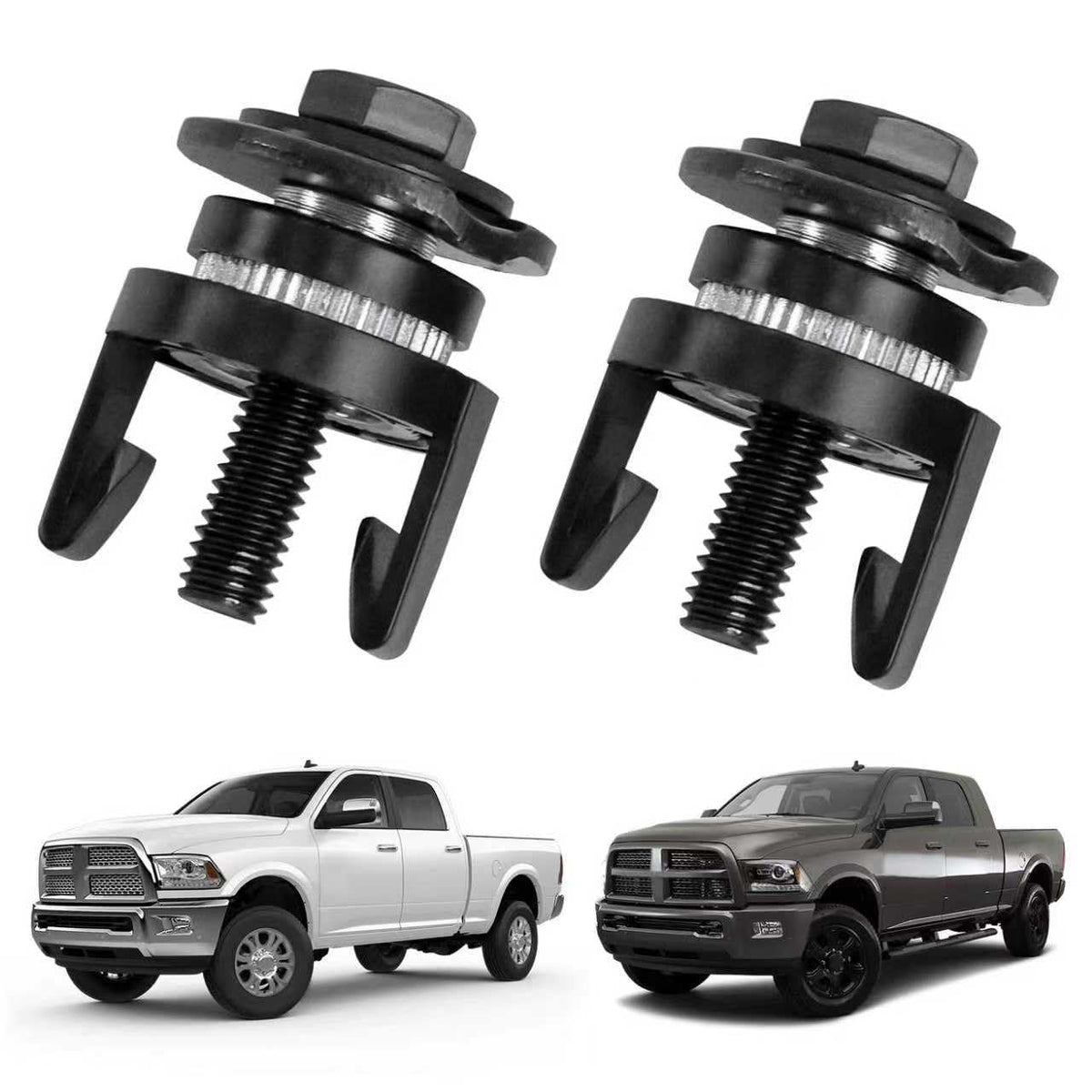 2 Pack 68222835AA 68222836AA Headlamp Headlight Mounting Spacer Mount Clips