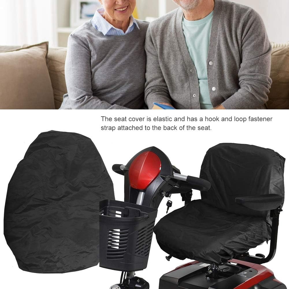 Mobility Scooter Cover, Electric wheelchair Seat Cover, Waterproof Heavy Duty Wheelchair Protector Accessories from Sun, Rain, Dust, Dirty for Elderly Disable