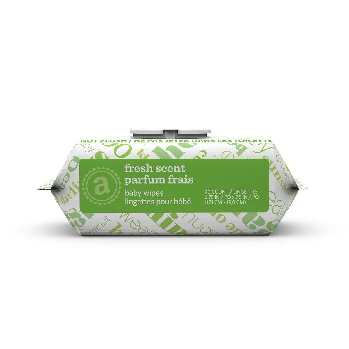 Baby Wipes, Fresh Scent, Flip-Top Packs, Alcohol-Free, With Cucumber and Aloe, 810 Count, 9 Packs of 90