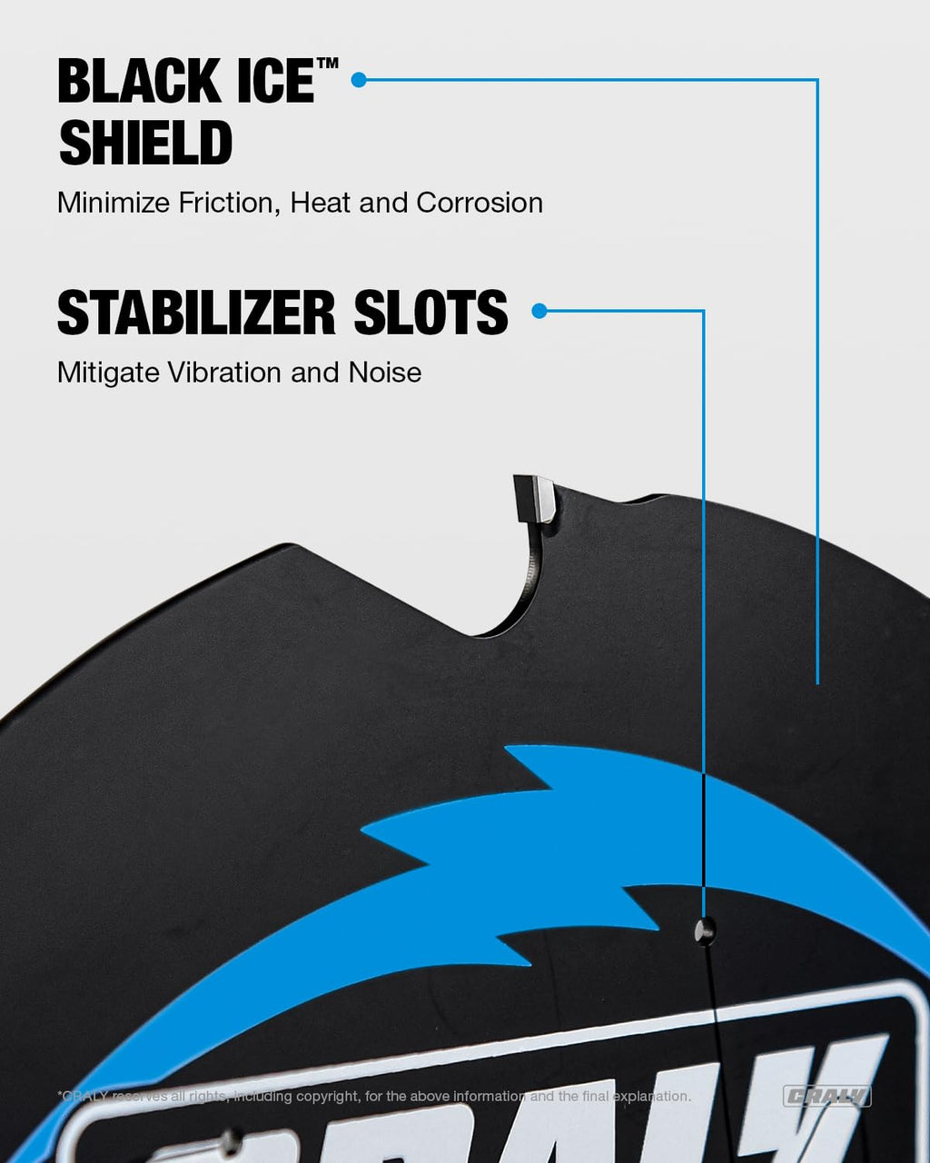 CRALY 6-1/2 Inch 4 Teeth Hardie Fiber Cement Circular Saw Blade, 5/8 Inch Arbor, Polycrystalline Diamond Tipped (PCD), Thin Kerf, Black Ice, for Laminate Flooring(C0604FC)