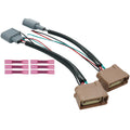 Micarun 2 Pcs Turn Signal Side Marker Connector Wiring Harness Pigtail Plug for Ford Maverick 2022-2024
