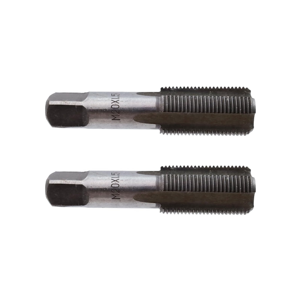 Rannb Metric Hand Tap M20 x 1.5 Taper Straight Fluted Screw Taps Threading Hand Tap Hand Threading Taps -4pcs