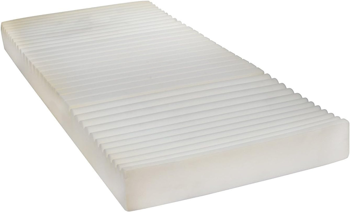 Drive Medical Therapeutic Foam Mattress for Hospital Beds, White
