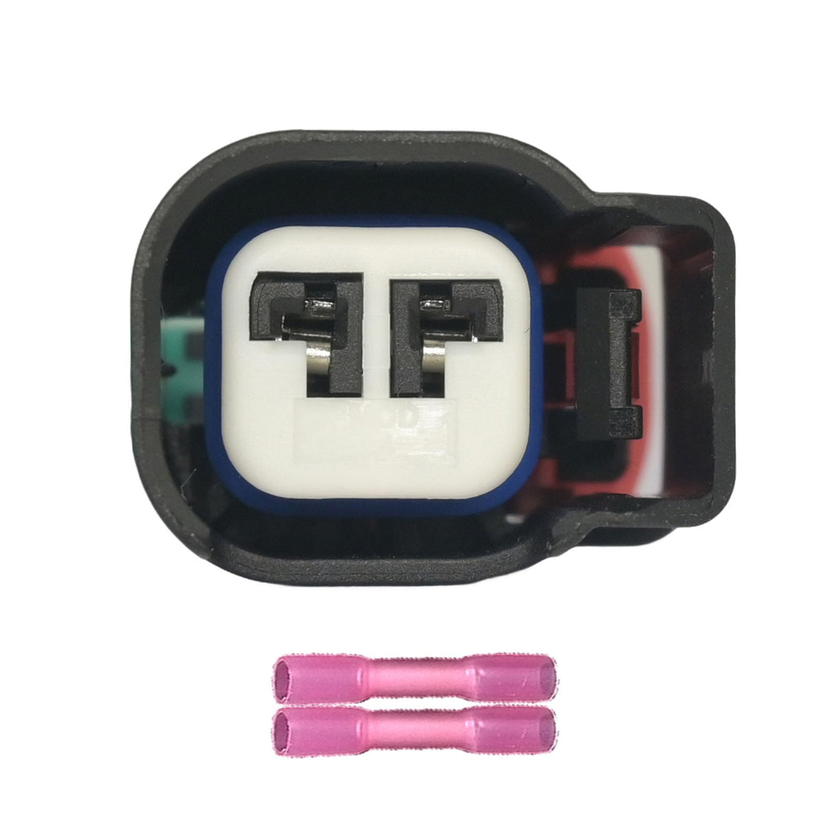 Geradepart Side Marker Light Connector Wiring Harness Pigtail Plug S2342 1P2089 WPT-984 3U2Z-14S411-BXAB 1.5 1.6 2.0 2.5 2.7 3.5 Fit for Ford Fusion Explorer Taurus Mustang 2010-2021, 2 Pin