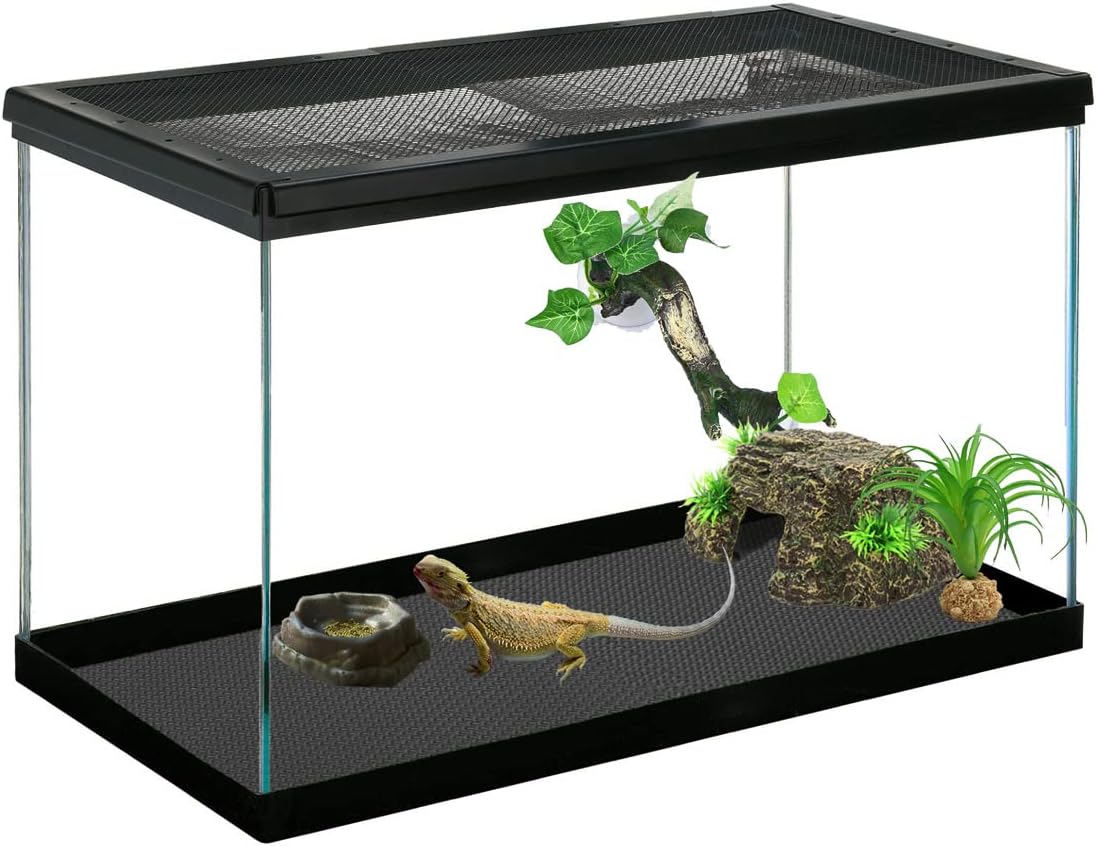 Bearded Dragon Tank Accessories, Reptile Terrarium Liner Substrate for Leopard Gecko, Snake, Lizard and Tortoise