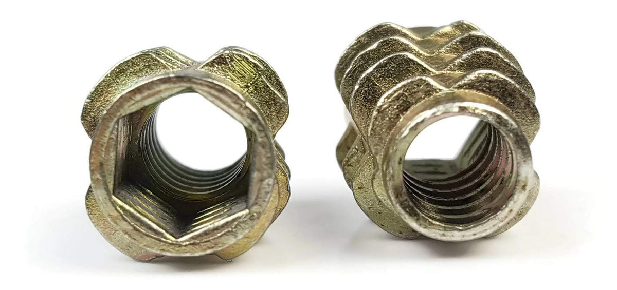 Threaded Inserts - Flush Head - Hex Drive - Zinc Alloy 5/16"-18 x 0.787" Qty 250
