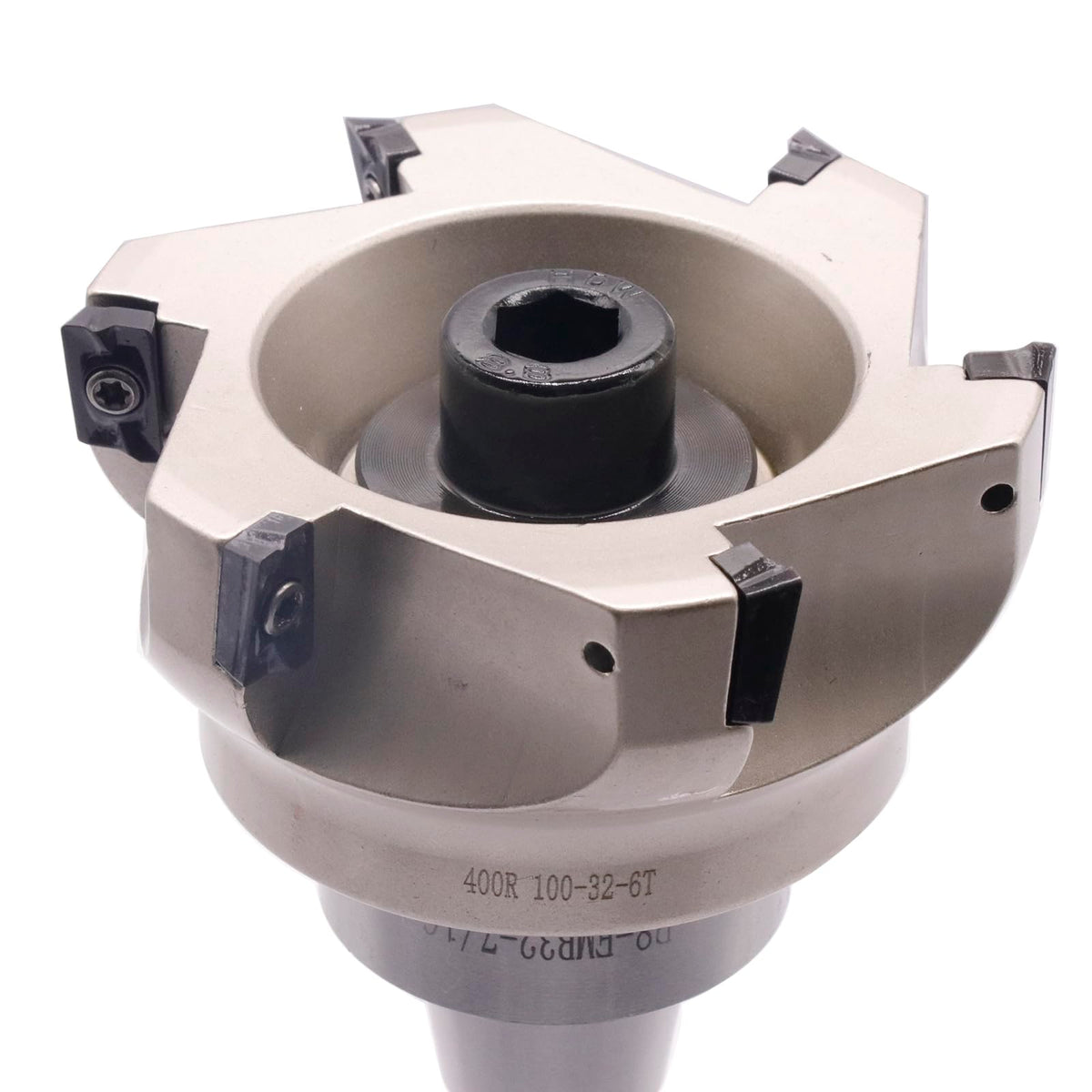3.94"/100mm Cutting Dia 6-Flute 400R 100-32-6T Face Mill Shell Cutter Set