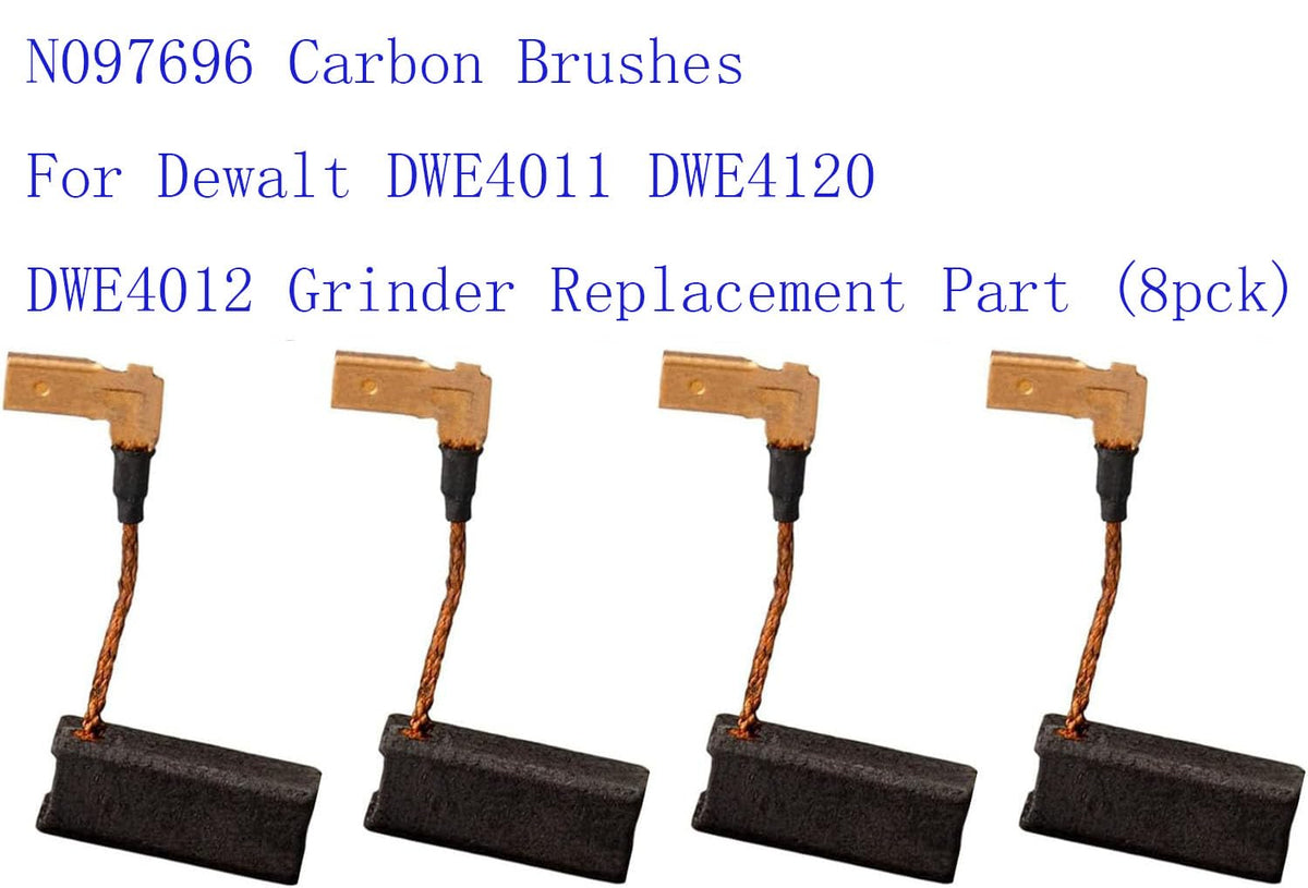 8-pack N097696 Carbon Brushes For Dewalt DWE4011 DWE4120