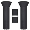 [2 Pack] Patio Heater Covers with Zipper and Storage