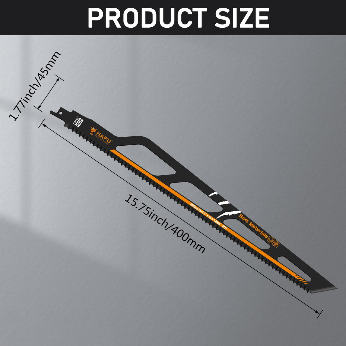 HAPU HARPOW TOOLS 1xPRO 16'' Fibre Insulation Reciprocating Saw Blade