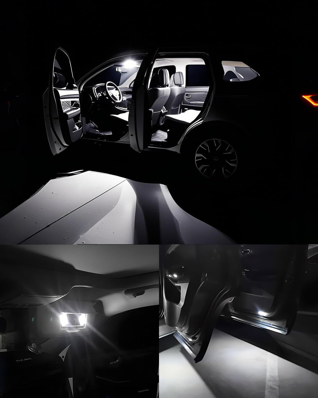 11 Pieces Interior LED Light Kit + Back Up Bulb Reverse Lights Replacement for Mazda CX-5 2013-2018 White LED Backup Light + Interior Bulb Package, Install Tool