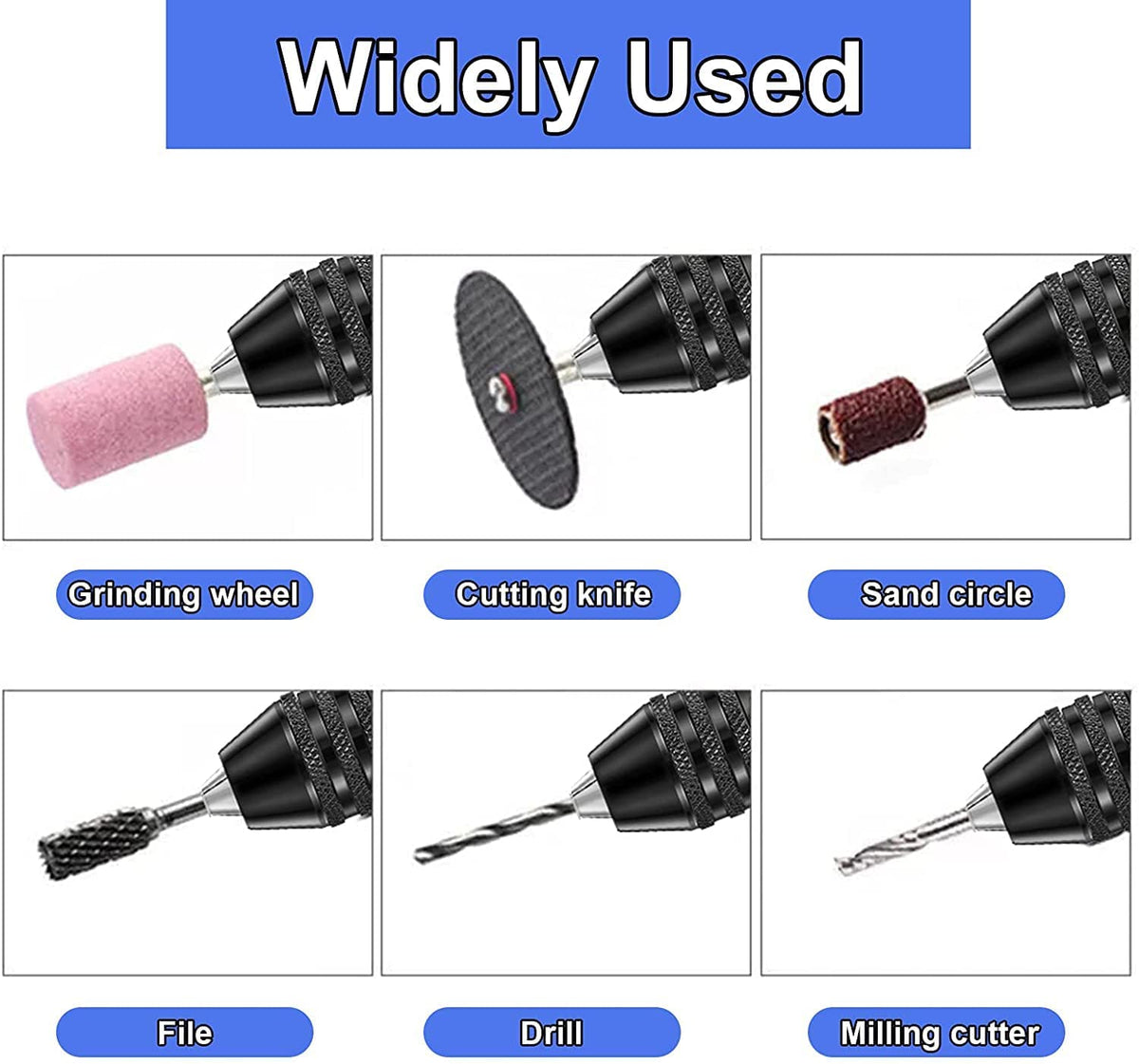 RZJZGZ 3 Pcs drill chuck adapter Keyless Drill Chuck Bit 1/4 Inch Hex Shank