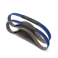 POWERTEC 1x30 Sanding Belts, 12PK, 36 Grit Zirconia 1 x 30 inch Sanding Belts for Belt Grinder, Belt and Disc Sander, Knife Sharpening, Woodworking, Metalworking, Derusting (4130036Z-6-P2)