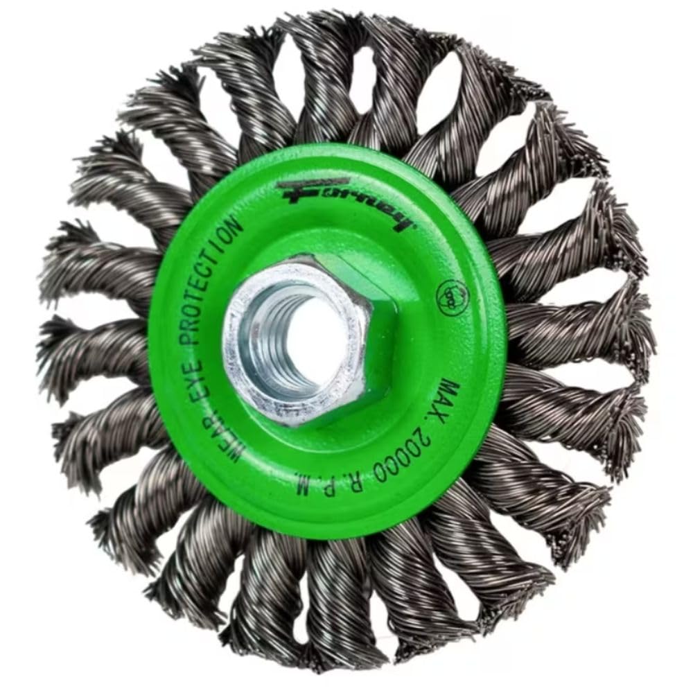 Forney 72749 6-Inch Knot Wire Wheel Brush