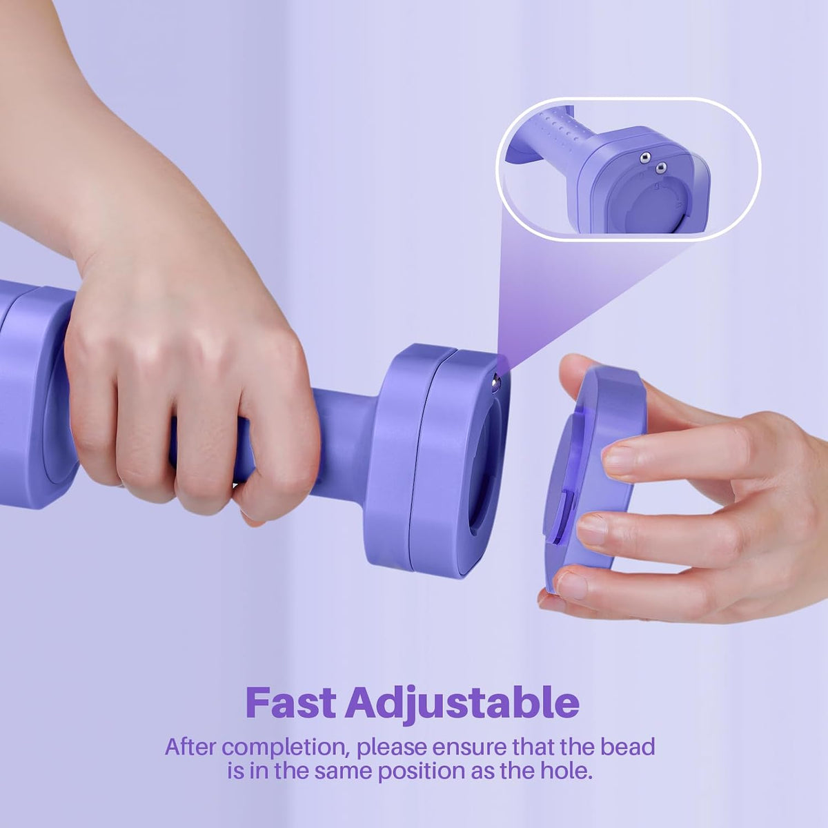 Adjustable Dumbbell Set, 4 in 1 Free Weight Dumbbell Set for Women, Hand Weight for Women at Home, Each 2lb 3lb 4lb