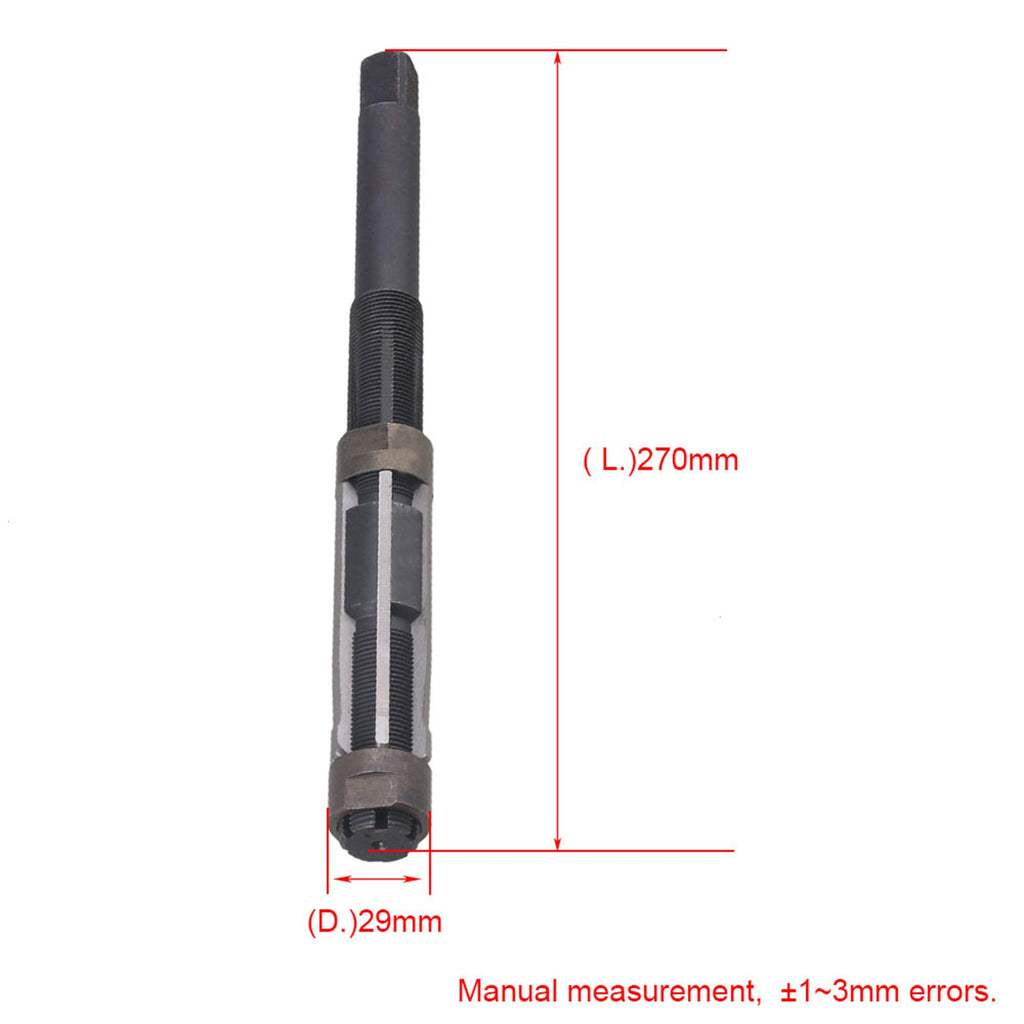 Mxfans High Speed Steel 29.5-33.5mm Slitting Dia Adjustable Hand Operated Reamer